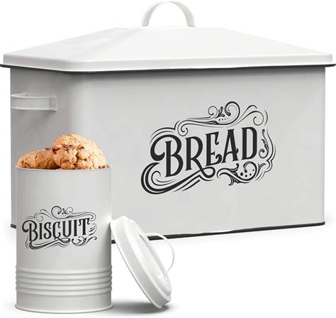 metal bread box amazon|vintage metal bread box.